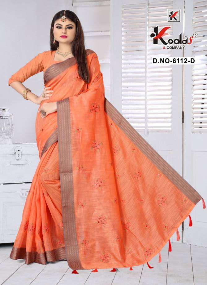 Ruhani 6112 Casual Wear Latest Designer Festive Wear Cotton Saree Collection 
